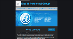 Desktop Screenshot of elitepersonnelgroup.com